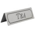 Stainless Steel Tea Table Sign