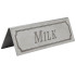 Stainless Steel Milk Table Sign