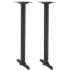 Atlas Twin Rectangular Black Poseur Height Table Base