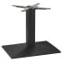Hudson Single Rectangular Black Coffee Height Table Base