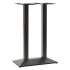 Hudson Twin Rectangular Black Poseur Height Table Base