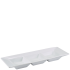GenWare Porcelain Triple Dish 25.4 x 9cm (Pack of 6)