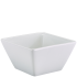 GenWare Porcelain Square Bowl 10.5cm/4" (Pack of 6)