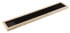Deluxe Black Rubber Bar Mat With Wooden Frame 24 Inch