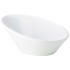 Genware Porcelain Oval Sloping Bowl 21cm