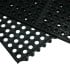 Black Rubber Non Slip Bar Floor Mat Safety Tile 90 x 90cm