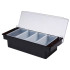4 Part Plastic Condiment Holder Black