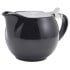 GenWare Porcelain Teapot With Infuser 500ml Black (Pack of 6)