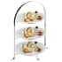 3 Tier Chrome Serving  Stand 26cm