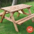 Wooden Picnic Bench A Frame 8 Seats 168cm (Pack of 2)