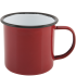 Enamel Mug Red 360ml/12.5oz (Pack of 12)
