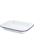 Enamel Baking Tray 28x23cm/11x9" (Pack of 6)
