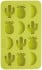Novelty Silicone Ice Mould With Tropical Shapes - 12 Cavities