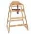 Highchair Wooden Commercial EU Standard Natural