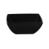 Black Melamine Square Bowl 2.5oz 74ml