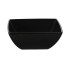 Black Melamine Square Bowl 6oz 177ml