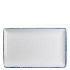 Creations Blue Dapple Melamine Rectangle Tray 30.5 x 19.1cm/12 x 7.5" (Pack of 12)