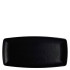 Creations Cali Melamine Black Rectangle Plate 29.2 x 14cm (Pack of 12)