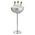 Round Beverage Stand with Handle Stainless Steel