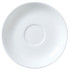 William Edwards Classic White Coupe Tea Saucer Low 15cm/6" (Pack of 12)