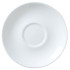 William Edwards Classic White Coupe Tea Saucer For One Saucer 14.5cm/5.5" (Pack of 12)