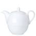 William Edwards Classic White Coupe Tea For One Teapot 12.5cm/5" 460ml/16oz (Pack of 6)