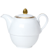 William Edwards Burnished Gold Tea Set For One Teapot 12.4cm/4.8" (Pack of 6)