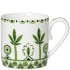 William Edwards Sultan's Garden Green Coupe Coffee Can  Cup V2 6cm/2" (Pack of 12)