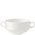 Steelite Monaco White Handled Stacking Soup Cup 285ml/10oz (Pack of 36)