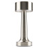 Geo Cordless Table Lamp Steel 23cm