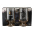Guinness 2 Piece 420ml Embossed Glass Goblet Set