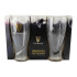 Guinness 2 Piece Embossed Pint Glass Set
