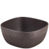 GenWare Melamine Black Aria Square Buffet Bowl 18.5cm/7.3"