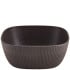 GenWare Melamine Black Aria Square Buffet Bowl 25cm/9.84"