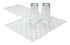 Interlocking Bar Shelf Liner Glass Mats (Pack of 10)