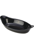 GenWare Stoneware Oval Eared Dish 22cm Black (Pack of 4)