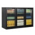 Tefcold Back Bar Bottle Cooler Beer Fridge Triple Hinged Door 311 Litre