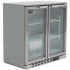 Blizzard Double Door Stainless Steel Back Bar Bottle Cooler