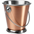 Copper Food Presentation Bucket 9cm (Pack of 12)