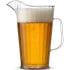 Pitcher Jug Polycarbonate Plastic 2 Pint CE/UKCA Marked (Pack of 4)