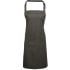 Dark Grey Full Bib Apron With Pocket