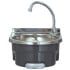 BaSix 300 Hands Free Push Front Hand Wash Sink with Manual Mixer Tap