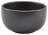 Terra Porcelain Cinder Black Round Bowl 12.5cm/4.92" 500ml/16.8oz (Pack of 6)