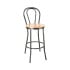 Bolero Clarisse High Stool Metallic Grey