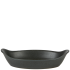 Rustico Carbon Oval Eared Dish 22cm/8.75" (Pack of 12)