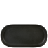 Rustico Carbon Oval Tray 30x15cm/11.75x6" (Pack of 12)