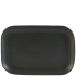 Rustico Carbon Rectangular Plate 34.5x23.5cm/13.58x9.25" - Overhead