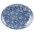 Churchill Vintage Prints Prague Victorian Calico Oval Coupe Plate 25.5 x 31.7cm/10 x 12.44" (Pack of 6)