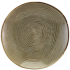 Terra Porcelain Smoke Grey Organic Coupe Bowl 26cm/10.3" (Pack of 6)