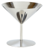 Stainless Steel Presentation Martini Glass Mirror Finish 220ml / 7.75oz